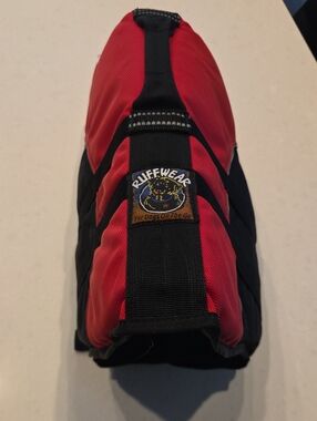 Ruffwear Red and Black Dog Life Vest